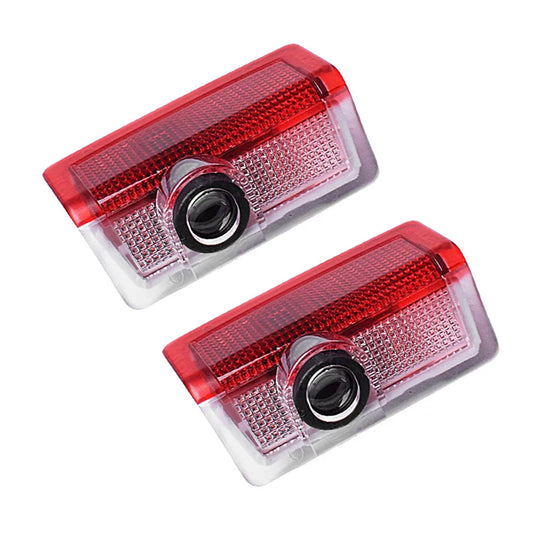 Coppia di proiettori LED portiera Prestige, compatibili Mercedes-Benz Classe A, Classe B, GLK