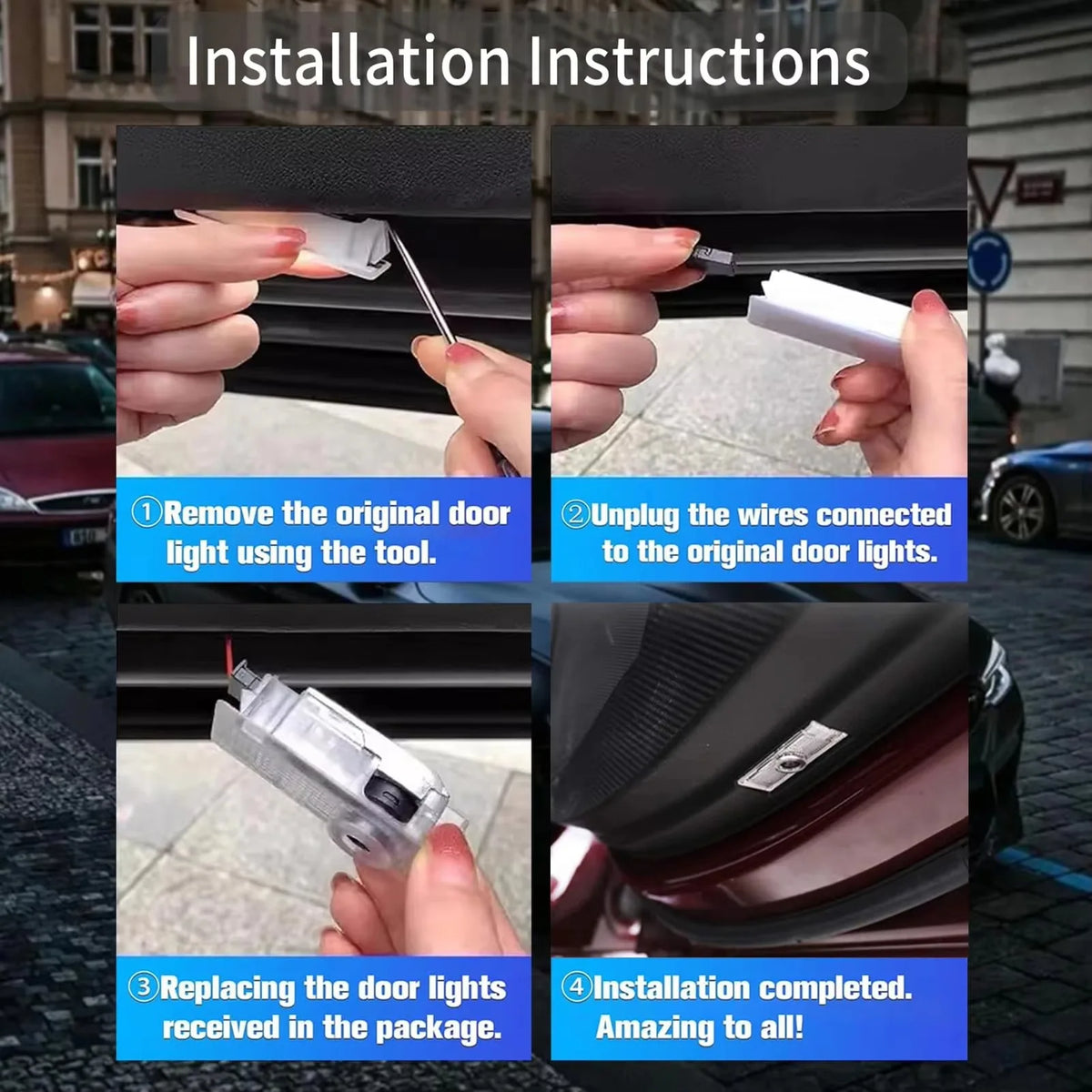 Istruzioni di installazione in quattro passaggi